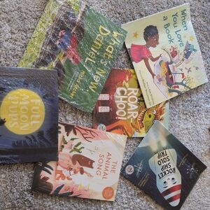 Children's Picture Book Bundle - Colorful Mix (Yellow, Green, Red, Blue, Pink)